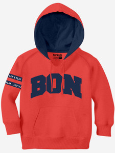 BONKIDS Boys Full Sleeve Embroidered Hooded Sweatshirt