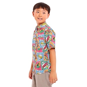 bonkids boy39s printed regular fit shirt