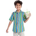 BONKIDS Boy's Printed Regular Fit Shirt