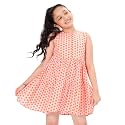 BONKIDS Girl39s Cotton Asymmetrical Knee-Length Dresses