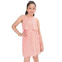 BONKIDS Girl39s Cotton Asymmetrical Knee-Length Dresses