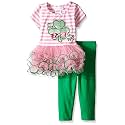 Bonnie Baby Baby Girls' Shamrock Tutu Playwear Set