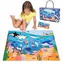 BONNYCO Giant Floor Puzzles for Kids of Sea Animals with 48 Large Pieces