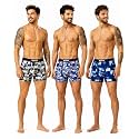 BONO Men Cotton Blend Printed Trunk Combo