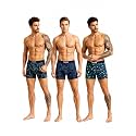 BONO Men Cotton Blend Printed Trunk Combo