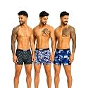 BONO Men Cotton Blend Printed Trunk Combo