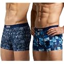 BONO Mens Cotton Printed Underwear Trunk Regular