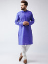 bontebok Men Cotton Blend Kurta Churidar Set