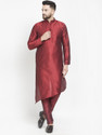 bontebok Men Pure Silk Kurta Churidar Set