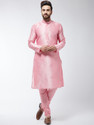 bontebok Men Silk Blend Kurta Churidar Set