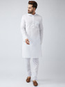 bontebok Men Cotton Blend Kurta Churidar Set