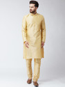 bontebok Men Silk Blend Kurta Churidar Set