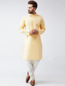 bontebok Men Cotton Blend Kurta Churidar Set