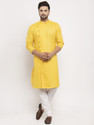 bontebok Men Cotton Blend Kurta Pyjama Set