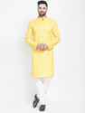 bontebok Men Cotton Blend Kurta Pyjama Set