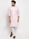 bontebok Men Cotton Blend Kurta Pyjama Set