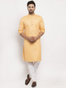 bontebok Men Cotton Blend Kurta Pyjama Set