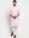 bontebok Men Cotton Blend Kurta Pyjama Set