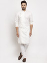 bontebok Men Cotton Blend Kurta Pyjama Set