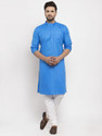 bontebok Men Cotton Blend Kurta Pyjama Set
