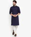 bontebok Men Cotton Blend Kurta Pyjama Set