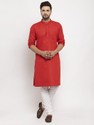 bontebok Men Cotton Blend Kurta Pyjama Set
