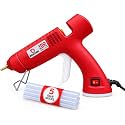 150 Watt Heavy Duty Hot Melt Glue Gun with On/Off Switch, Anti-Drip Technology, Overheat Protection & Comfortable Ergonomic Grip Design + 5 Glue Sticks Free - BT 155