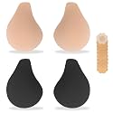 Bontierie Nipple Covers Sticky Push up Bra Added Lift Seamless Ultra-Thin Pasties Women Adhesive Bras