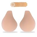 Bontierie Nipple Covers Sticky Push up Bra Added Lift Seamless Ultra-Thin Pasties Women Adhesive Bras