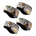 Bonuci 4 Pack Fleece Camo Ear Warmer Headbands Men Women Cold Weather
