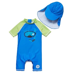 BONVERANO Baby Boy Swim One-Piece Sunsuit UPF