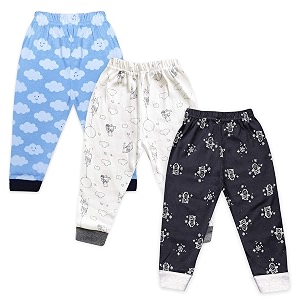 the boo boo club unisex cotton all over printed pajama pack of 3 5 years-6 years  suitable for light winters