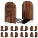 Book Ends,Medium 8 Pair Bookends Wood Book Ends (8, Medium)