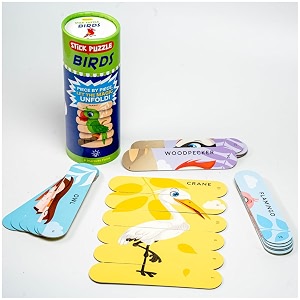 THE BOOK TREE Birds Stick Puzzle