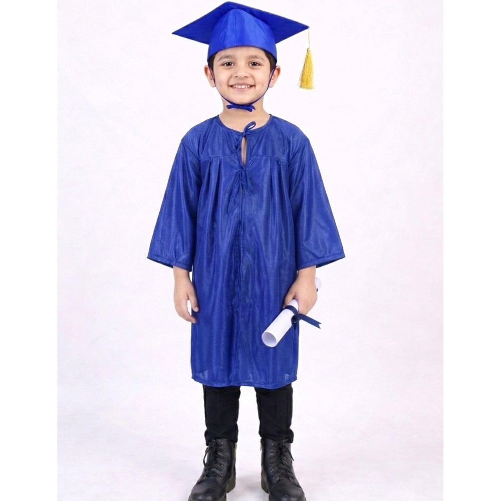 BookMyCostume Blue Graduate Convocation Graduation Day Gown Kids ...