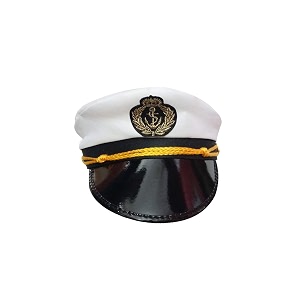 bookmycostume buy white navy air force pilot officer cap accessory for boys and men adults