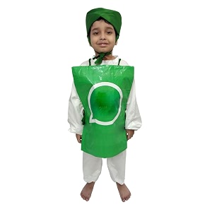 bookmycostume green social media messaging technology kids fancy dress costume 7-8 years