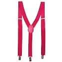 BookMyCostume Pink Suspenders for Kids amp AdultsAdjustable