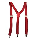 BookMyCostume Red Suspenders for Kids amp AdultsAdjustable