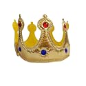 BookMyCostume Royal Medieval King Cloth Crown Fancy Dress Costume Accessories | Halloween Theme Free Size