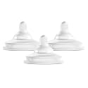 Boon Nursh Curve Silicone Bottle Nipples - Medium Flow - 3 Count