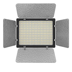boosty complete set of bi-color dimmable 576 pro led video light panel  with battery charger 84v 15a amp 74v 4400mah battery os-576 with battery amp charger
