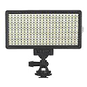 Boosty® Complete Set of Bi-Color Dimmable 308 Pro LED Pocket Slim Video Light for DSLR Cameras &amp; Battery Charger 8.4V 1.5A &amp; 7.4V 27800mAh