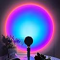 Boosty® Sunset Lamp Projector Night Light, 7 Colors + 13 Functional Modes, 360 Degree Rotation USB Night Light Romantic Visual Ambient Light Network Red Light for Home Bedroom Car Party (M9)