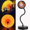 Boosty® Sunset Lamp Projection, Sun Color Projector LED Mellow Floor Lamp Rainbow Night Light, 180 Degree Rotation USB Light Romantic Visual Ambient Network Red Light for Home Bedroom Car Party (Sun Shade Flexible Light)