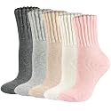 Boot Socks for Women Thermal Warm Socks for Men Winter Thick Hiking Crew Sock Women Youth 3/5 Pairs 5-10