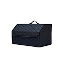 Boot Storage Car Trunk Organizer Box, Large Capacity, Auto Multiuse Tools, Storage Bag, Tidying, Leather, Folding For Emergency Car Boot Organiser(Black M)