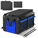 Boot Storage SUV Trunk Organizer Car Organiser Collapsible Multi-Compartment Storage Box For Car Accessories For Women Men Non Slip Car Boot Organiser(Blue)