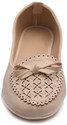 Bootify Slip On For Women (Beige , 5)