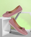 Bootify Slip On For Women (Pink , 7)